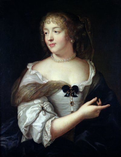 Retrato de Marie de Rabutin-Chantal, Madame de Sevigne (1626-96) de Claude Lefebvre